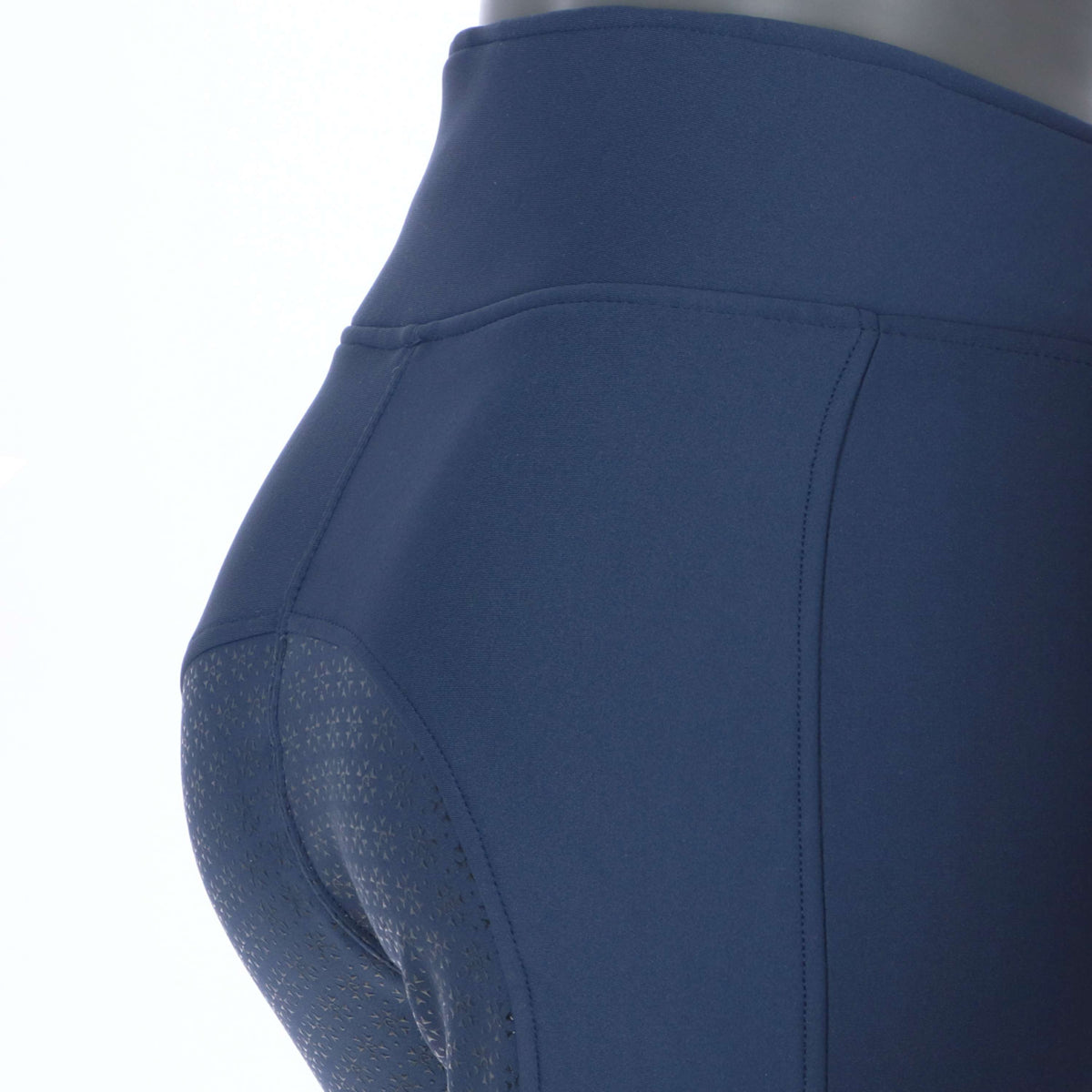 EQUITHÈME Pantalon d'Équitation Dolomyt Softshell Silicone Bleu Foncé