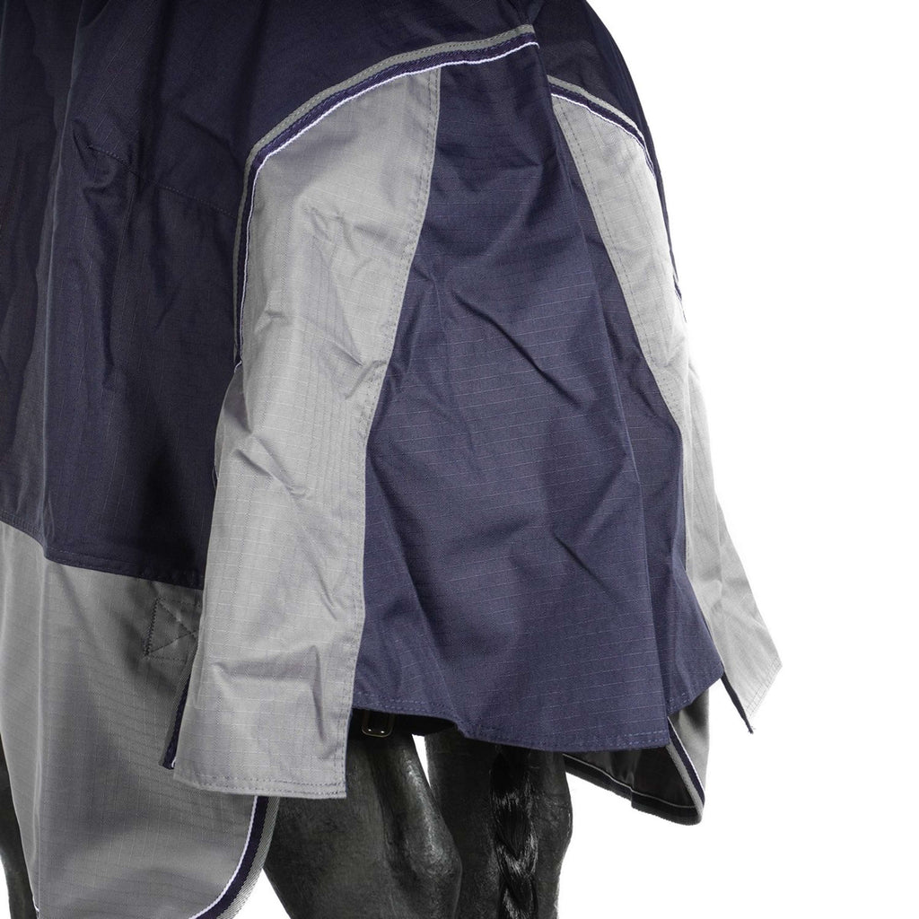 EQUITHÈME Turnout Rug Tyrex Combo 600D 200g Marine/Gris Dots