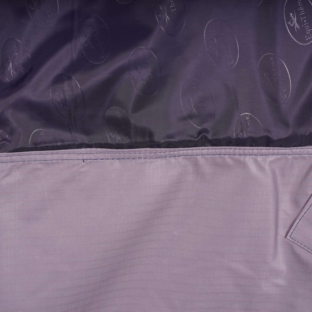 EQUITHÈME Turnout Rug Tyrex Combo 600D 200g Marine/Gris Dots