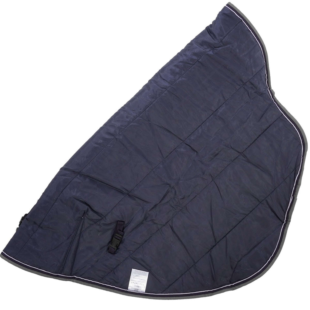 EQUITHÈME Couvre-Cou Tyrex 600D 200g Marine/Gris Dots