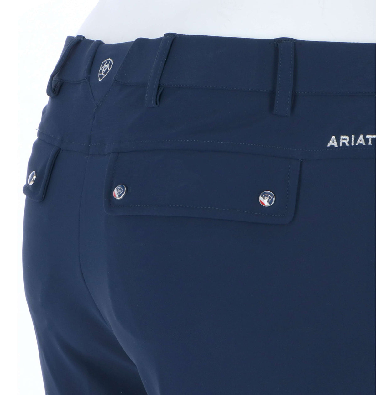 Ariat Pantalon d'Équitation Tri Factor Grip Knee Patch Homme Marin