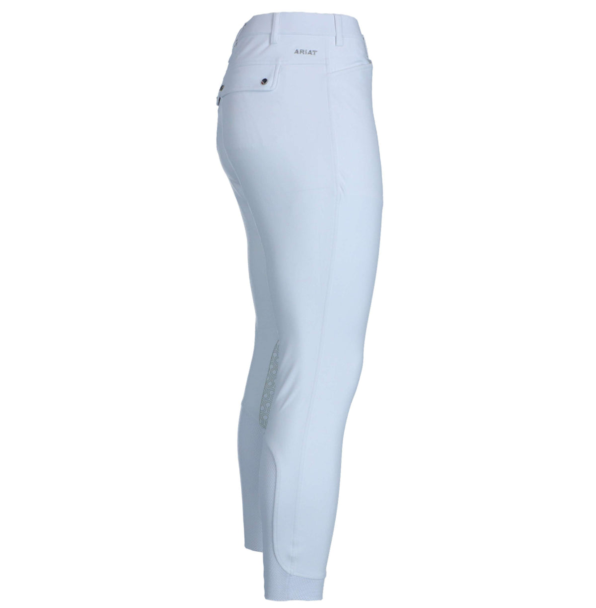 Ariat Pantalon d'Équitation Tri Factor Grip Knee Patch Homme Blanc