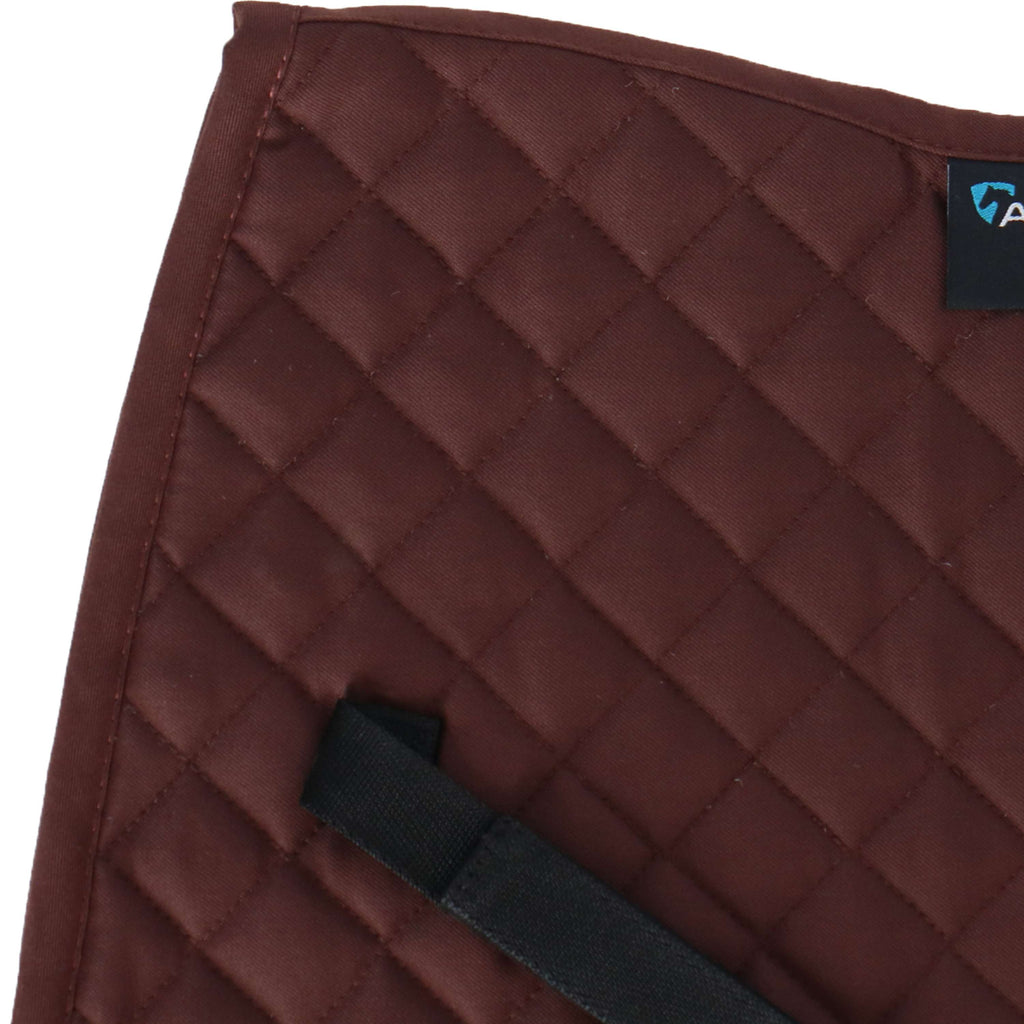 Performance by Shires Tapis de Selle Lite Forme de Selle Marron