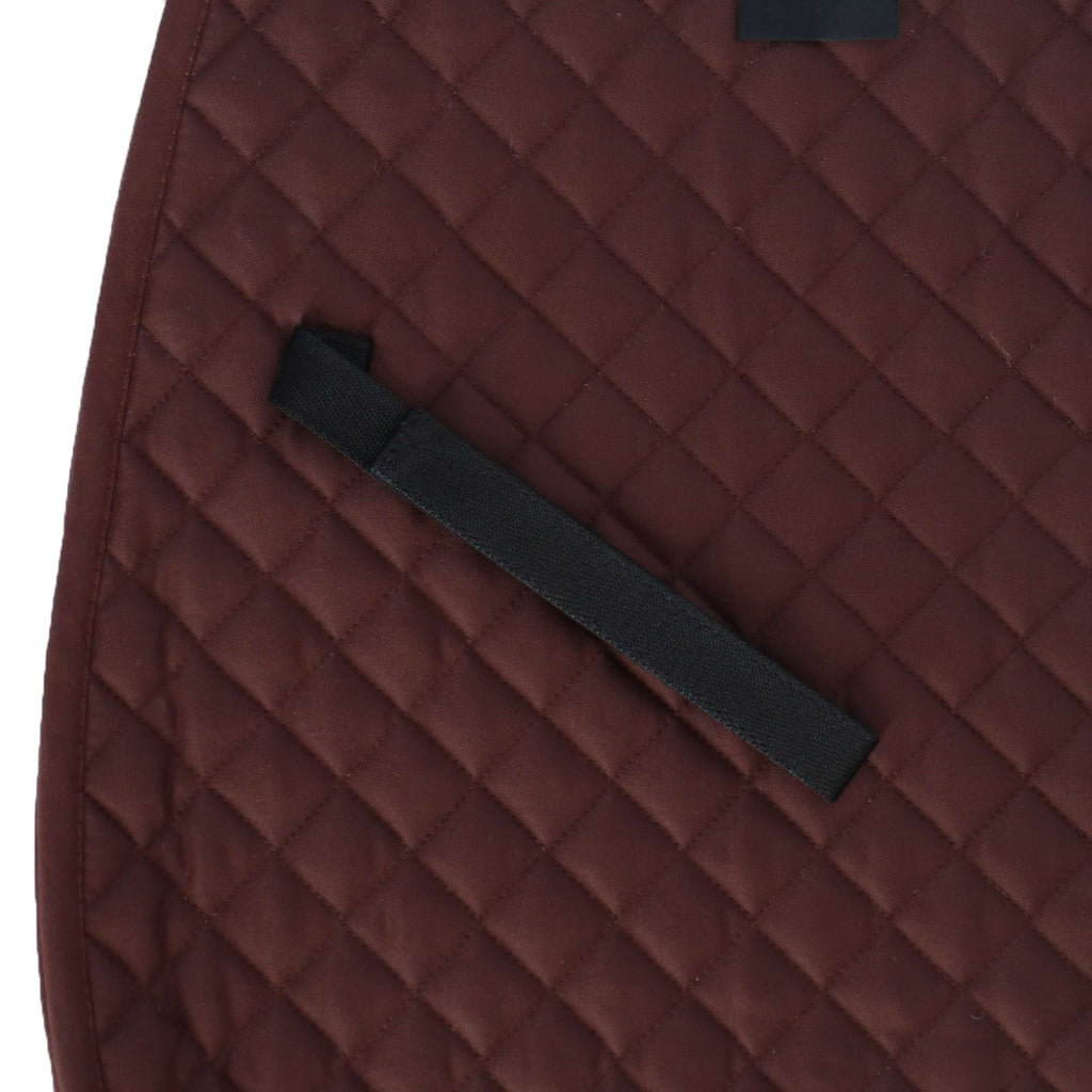 Performance by Shires Tapis de Selle Lite Forme de Selle Marron