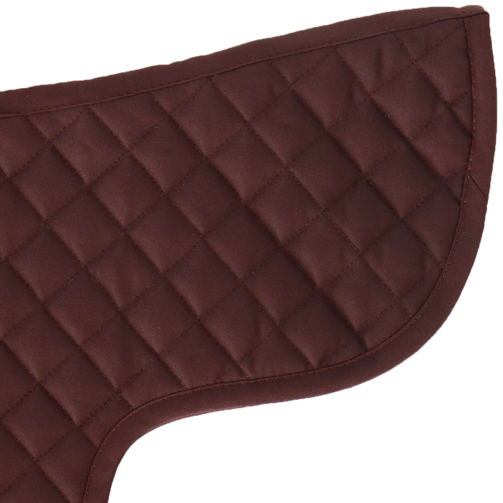 Performance by Shires Tapis de Selle Lite Forme de Selle Marron