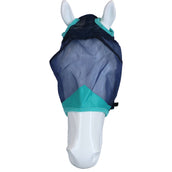 Weatherbeeta Masque Anti-Mouches Comfitec Fine Mesh Navy/Turquoise