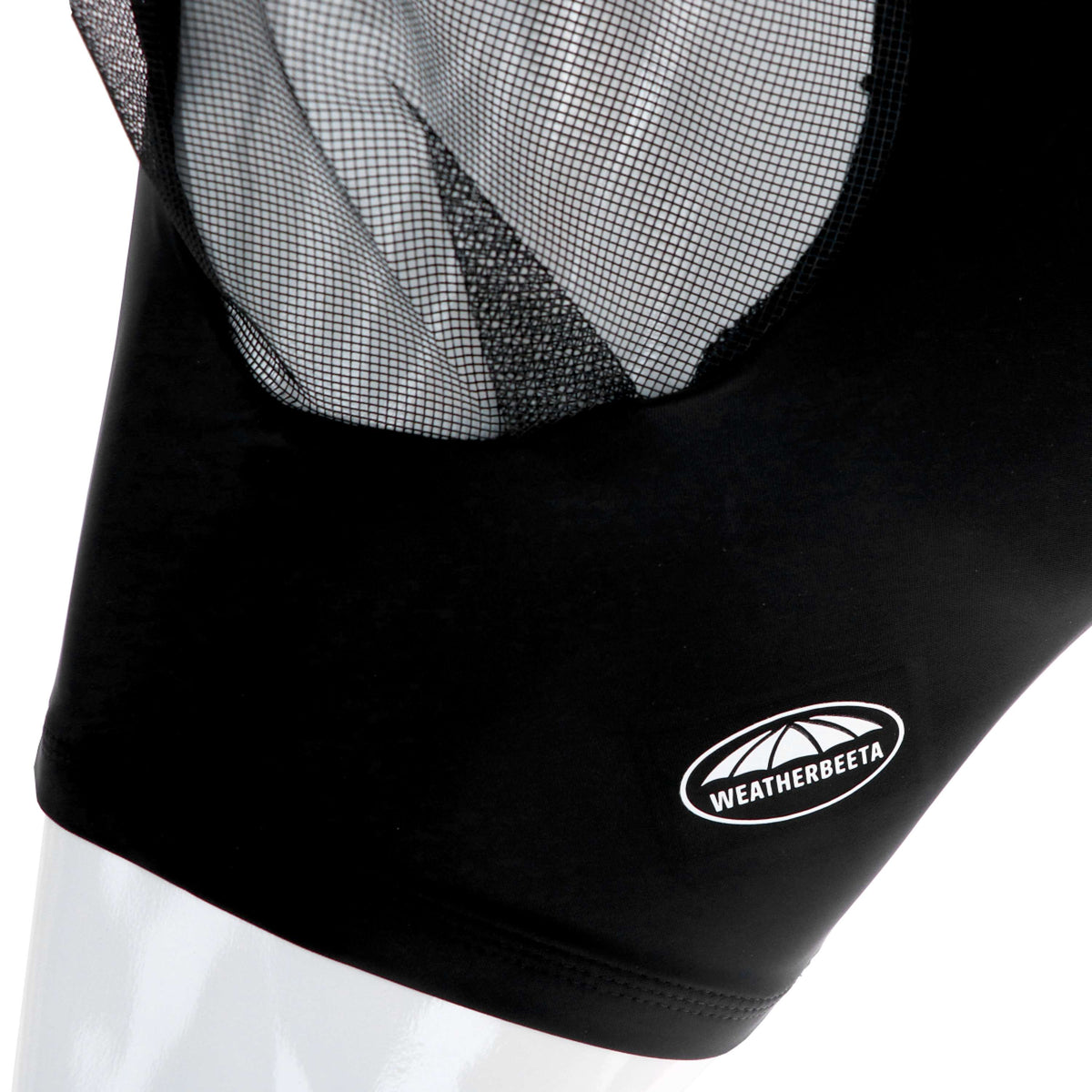 WeatherBeeta Masque Anti-Mouches Stretch Bug Eye Saver avec Oreilles Noir/Noir