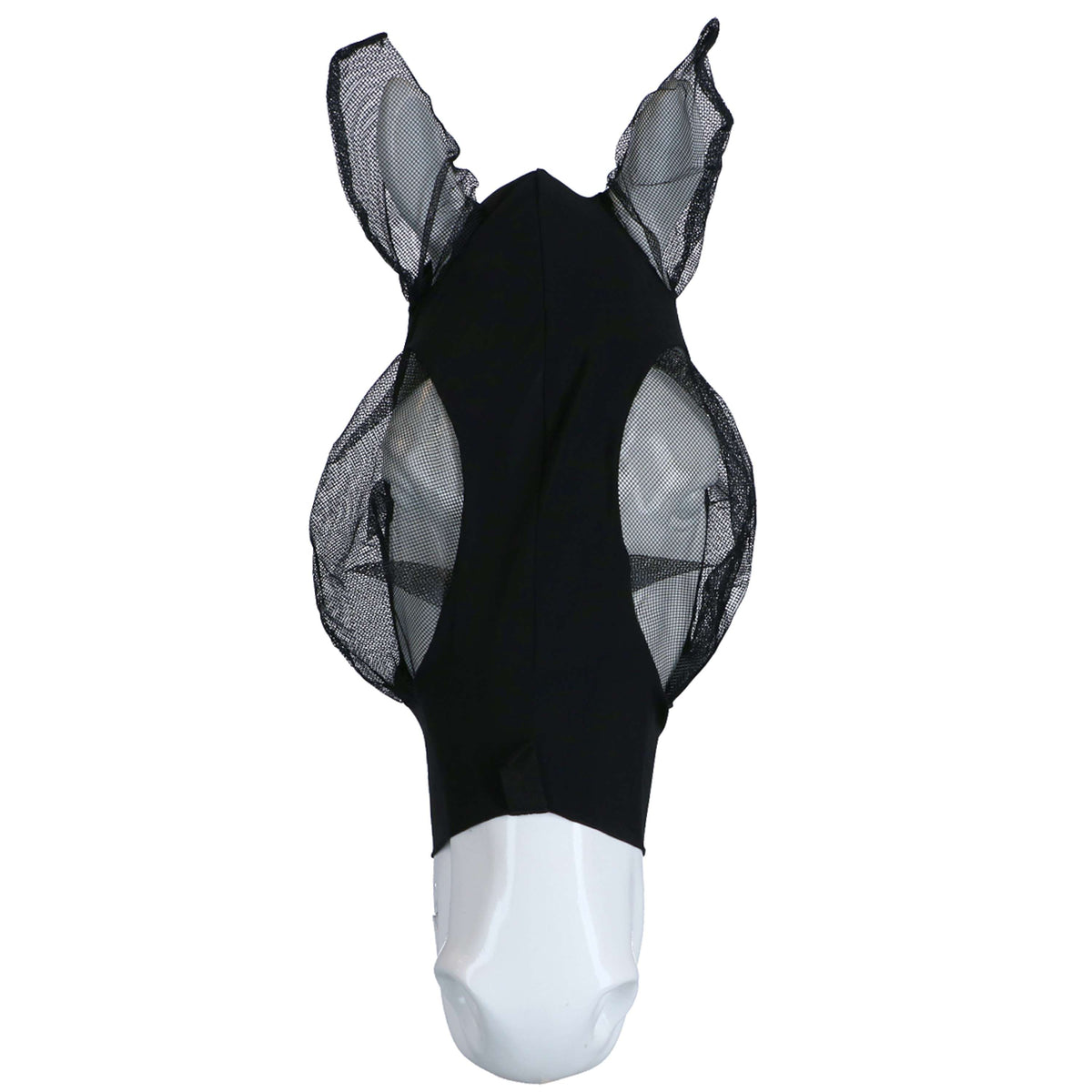 Weatherbeeta Masque Anti-Mouches Stretch Bug Eye Saver avec Oreilles Noir/Noir