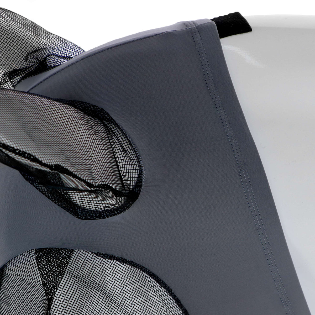 WeatherBeeta Masque Anti-Mouches Stretch Bug Eye Saver avec Oreilles Gris/Noir