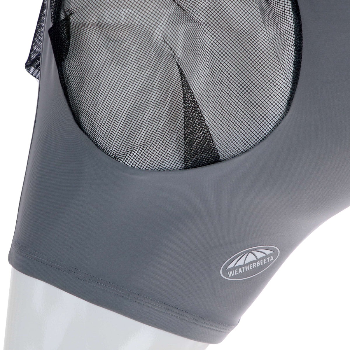 WeatherBeeta Masque Anti-Mouches Stretch Bug Eye Saver avec Oreilles Gris/Noir