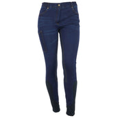 Dublin Pantalon d'Équitation Shona Full Suede Sheet Blue Denim/Navy