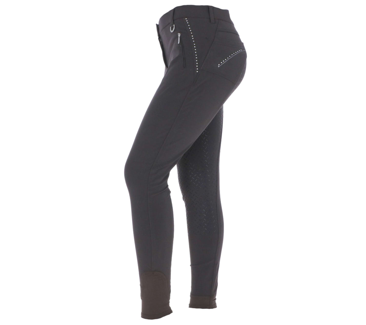 BR Breeches Melody Silicon Seat Marron foncé