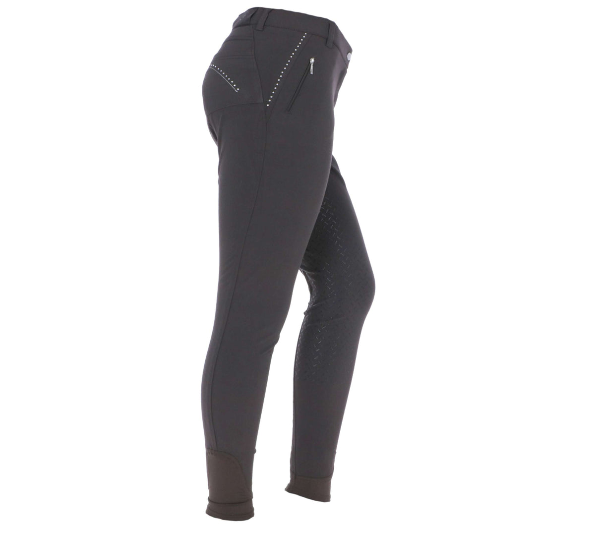 BR Breeches Melody Silicon Seat Marron foncé