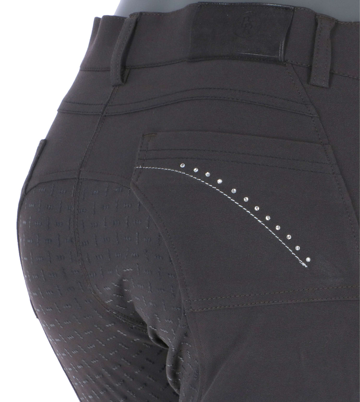 BR Breeches Melody Silicon Seat Marron foncé