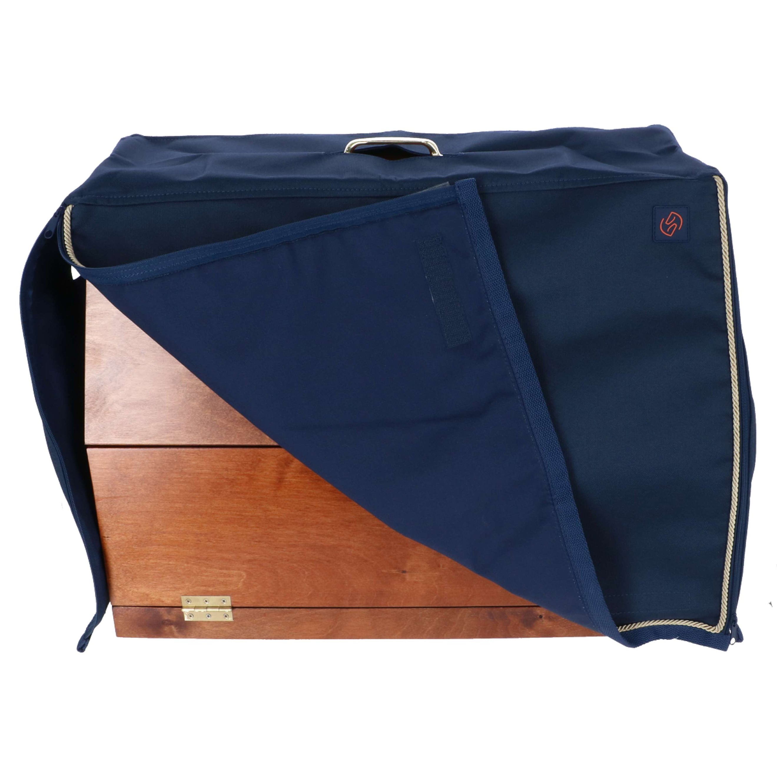 One Equestrian Grooming Box Cover marine/Or