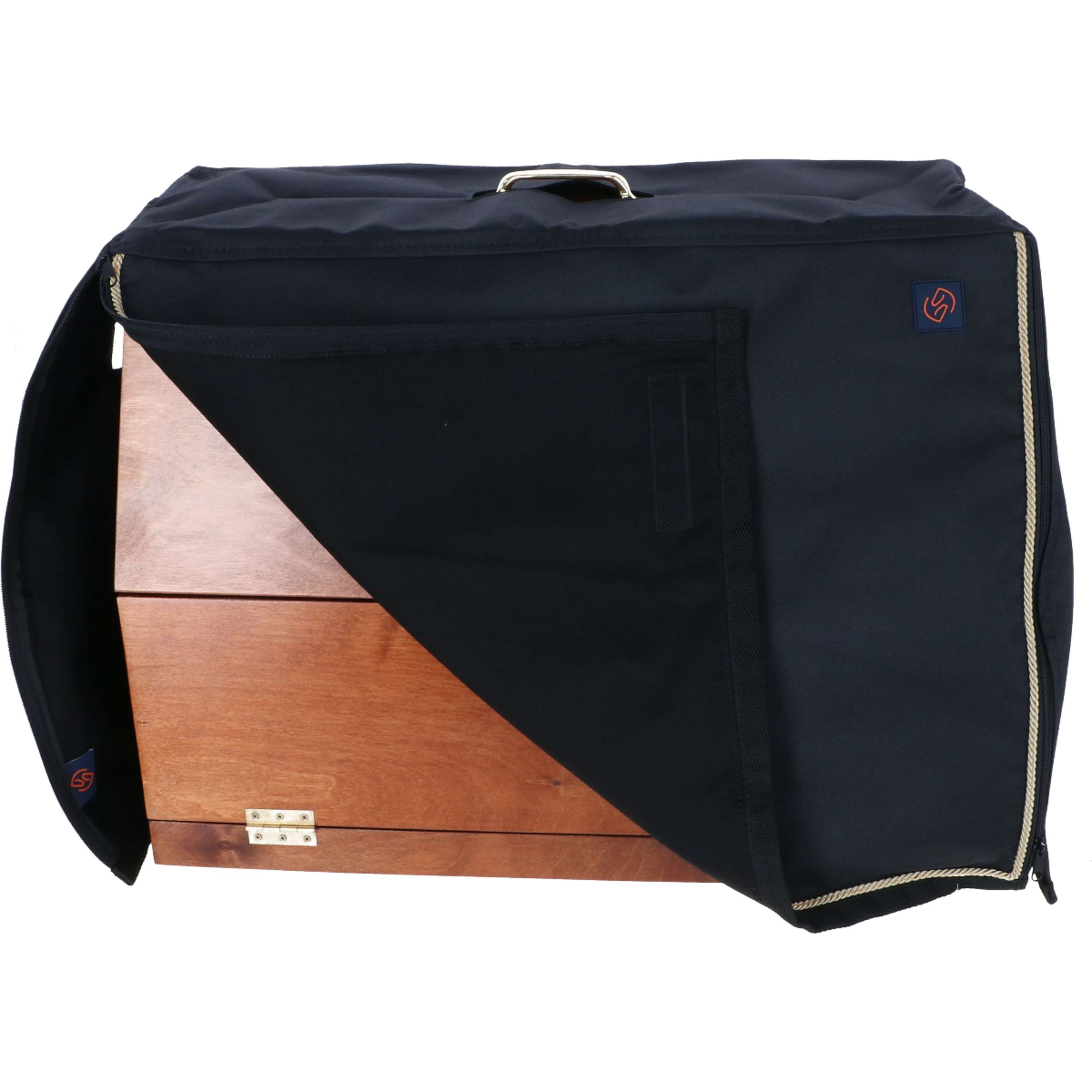 One Equestrian Grooming Box Cover Noir/Or