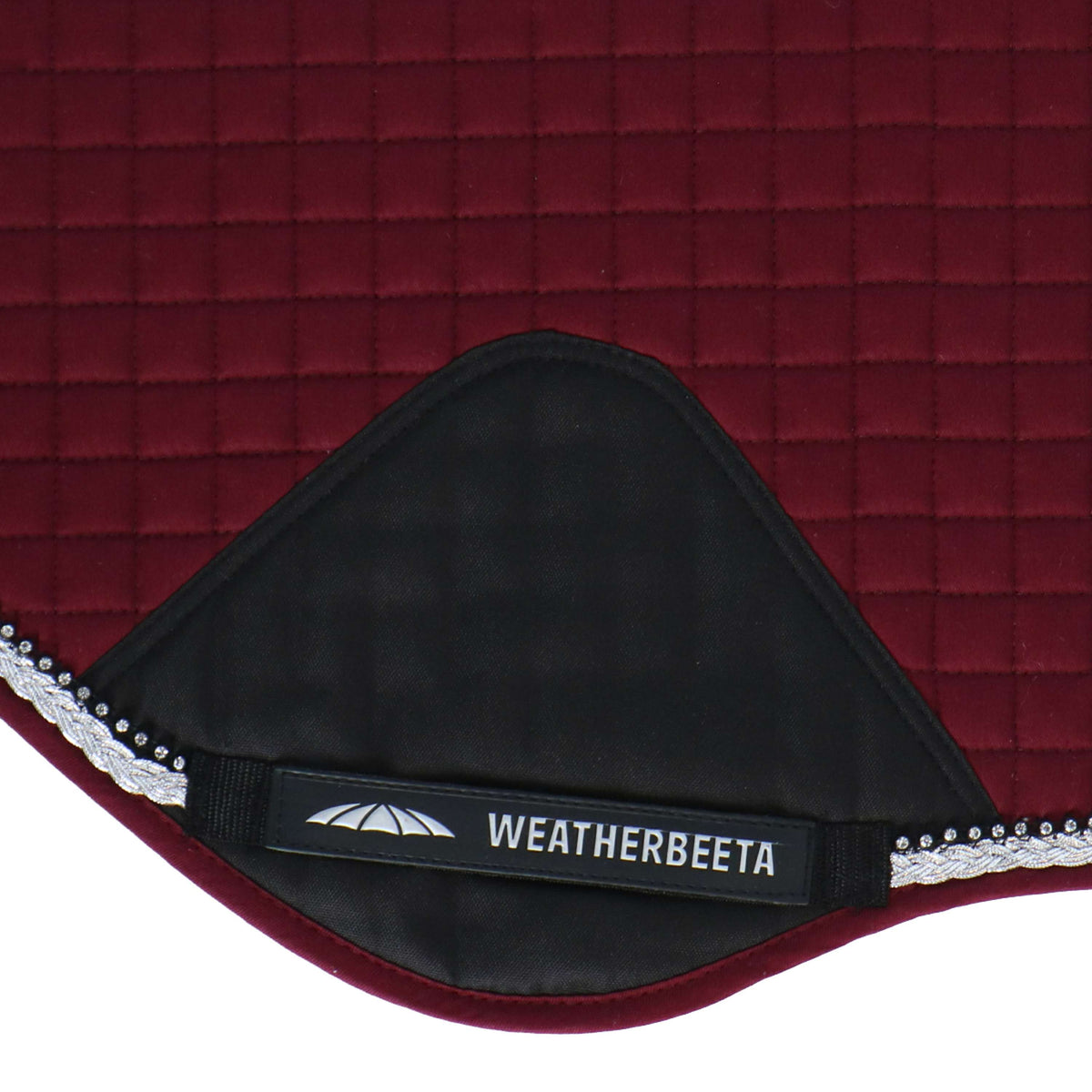 Weatherbeeta Tapis de Selle de Saut Prime Bling Maroon Red