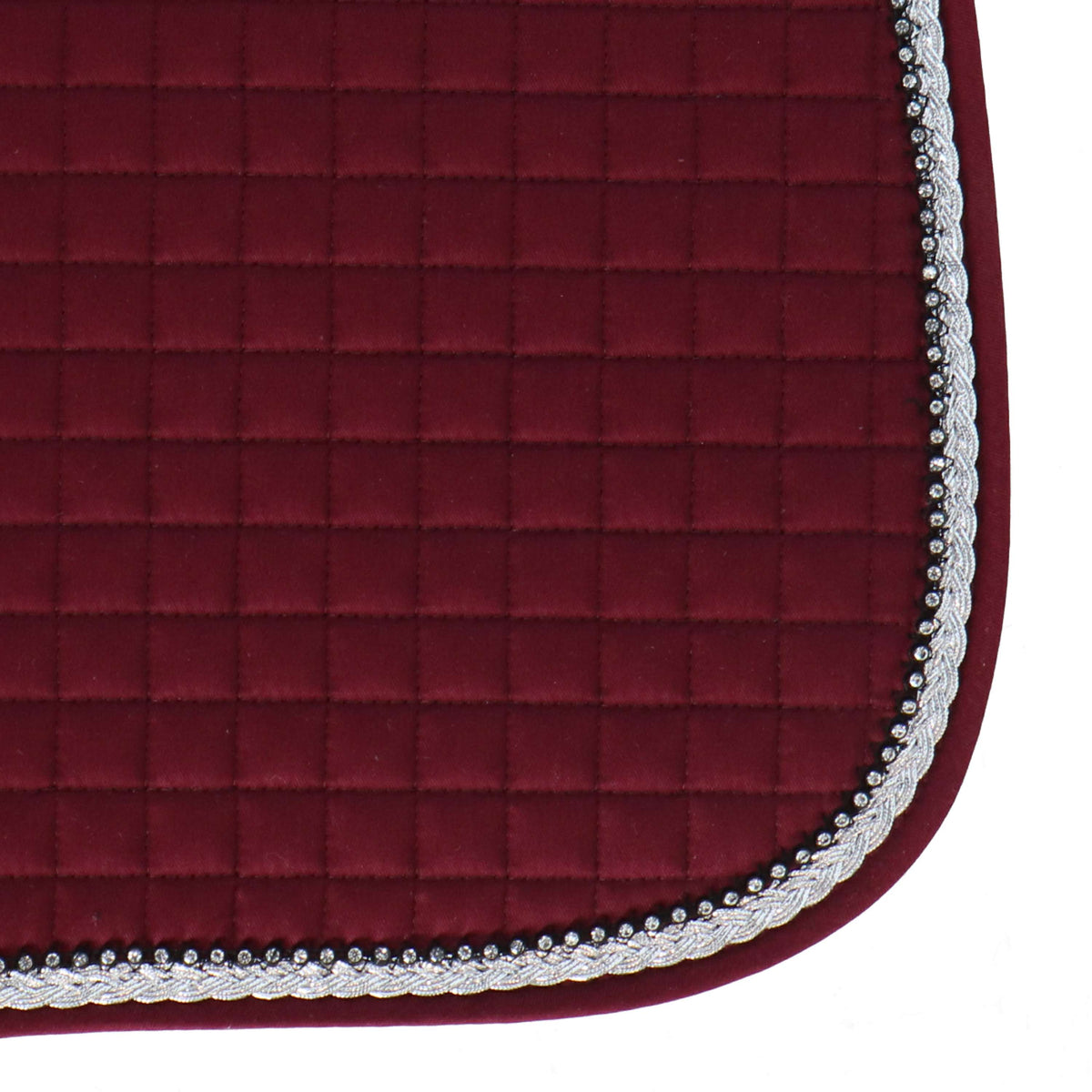 Weatherbeeta Tapis de Selle de Saut Prime Bling Maroon Red