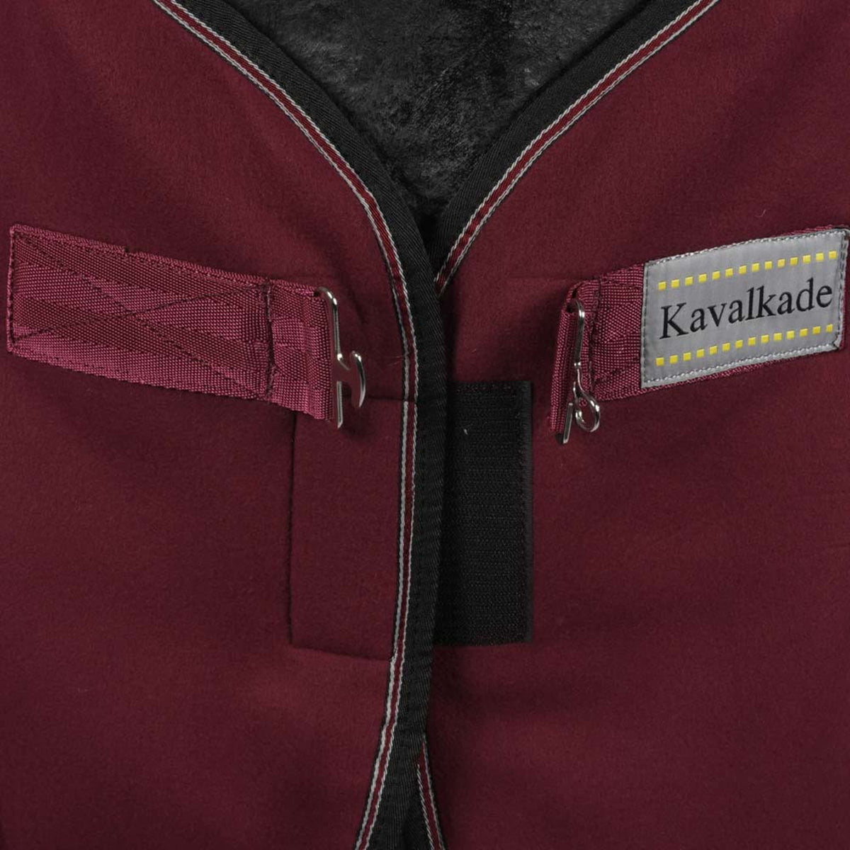 Kavalkade Couvertures Anti-Transpiration Ecoline Fleece Bordeaux