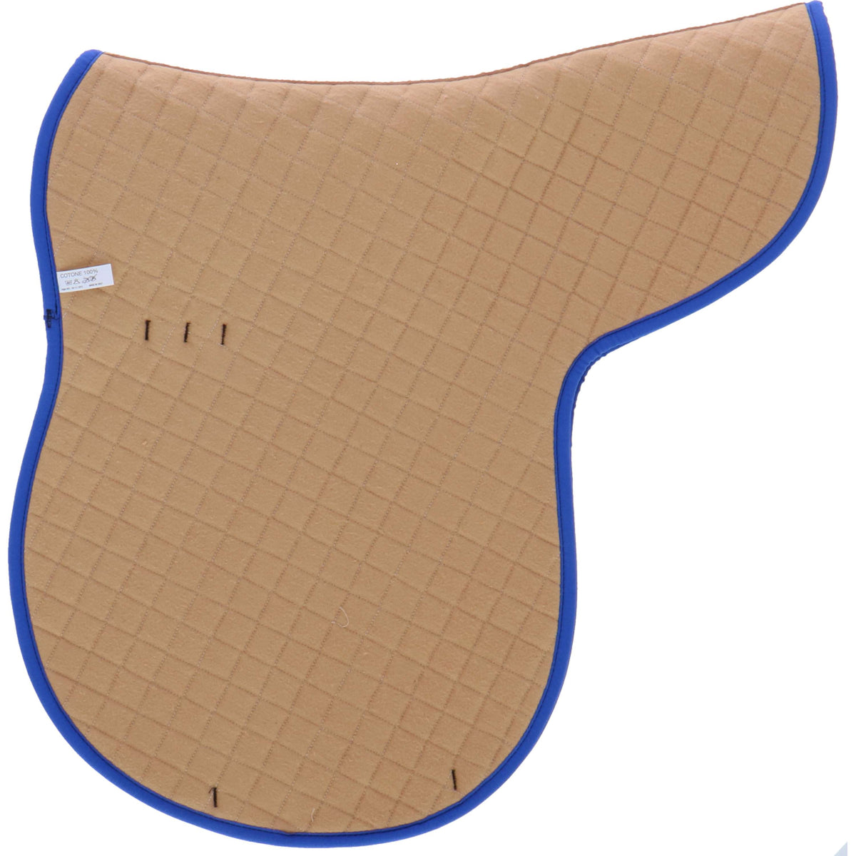 Kieffer Tapis de Selle Forme de Selle Polyvalent Bleu Royal