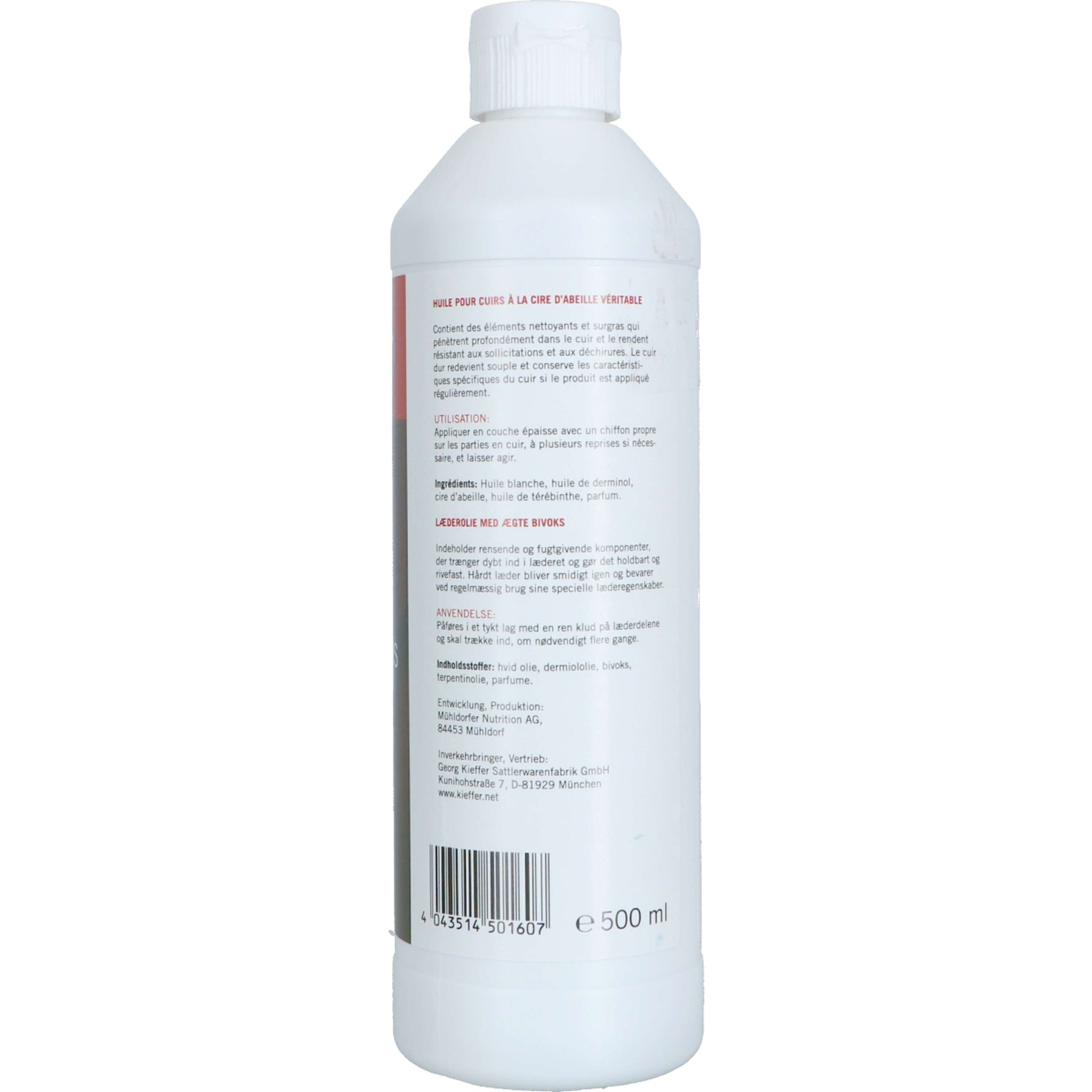 Kieffer Huile pour Cuir Kieffer Huile pour Cuir