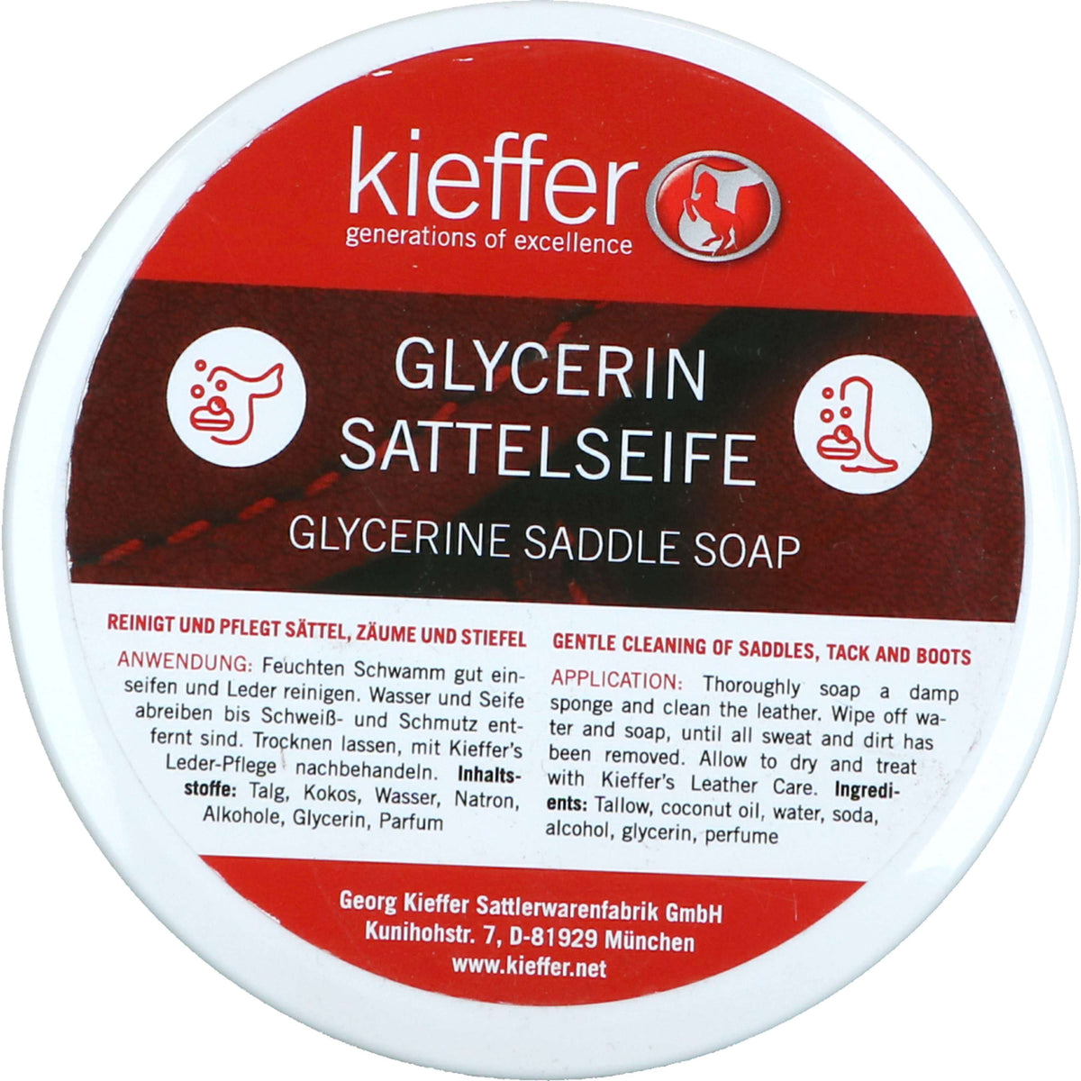 Kieffer Savon pour Selle