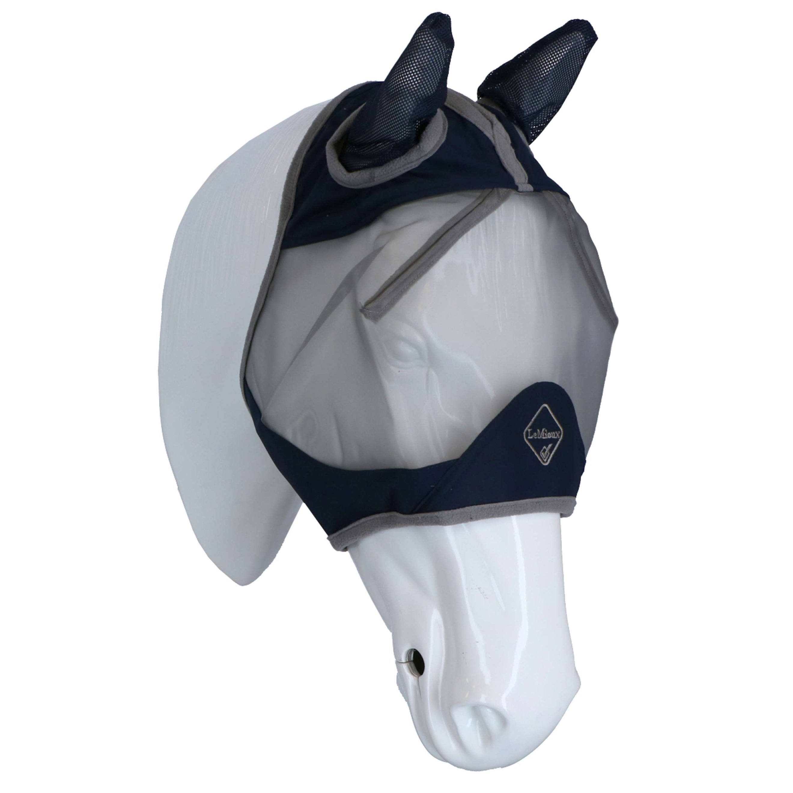 LeMieux Masque Anti-Mouches Amour Shield Pro avec Oreilles Marin LeMieux Masque Anti-Mouches Amour Shield Pro avec Oreilles Marin
