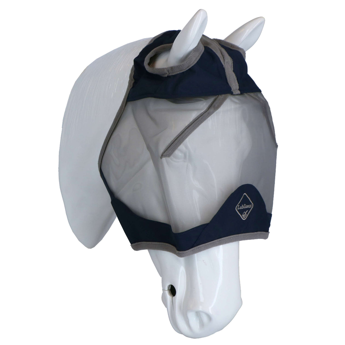 LeMieux Masque Anti-Mouches Amour Shield Pro sans Oreilles Marin