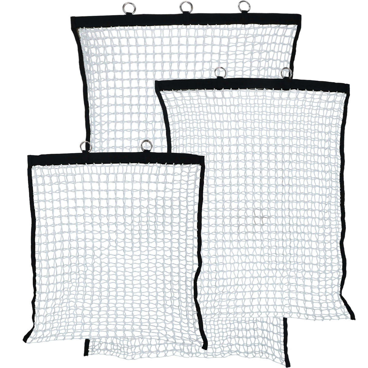 Kerbl Filet à foin avec aide auremplissage Blanc