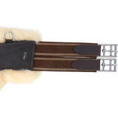 HORKA Sangle Sheepskin Cuir Marron/Argent