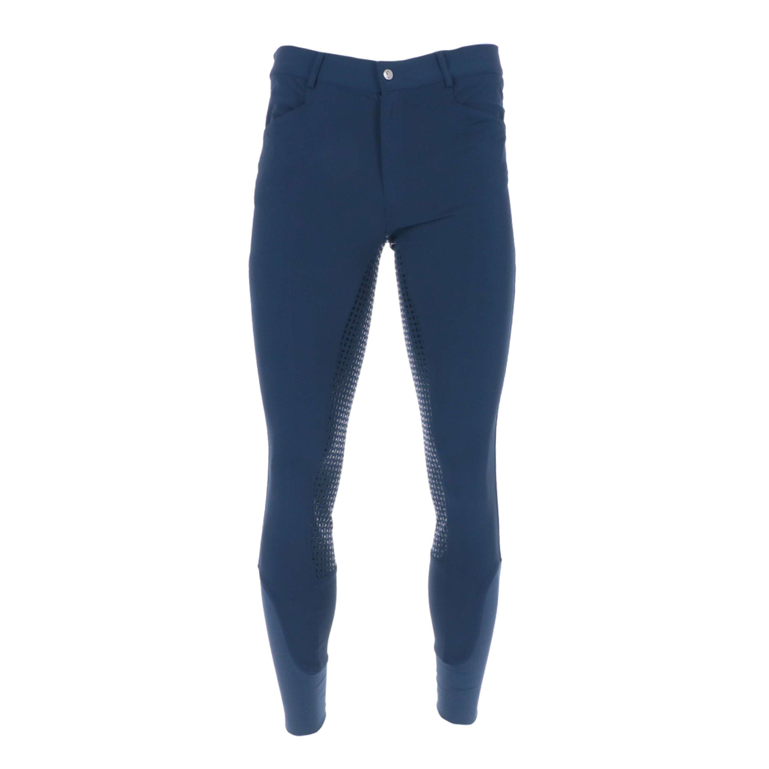 Harry's Horse Pantalon d'Équitation Liciano Full Grip Marin