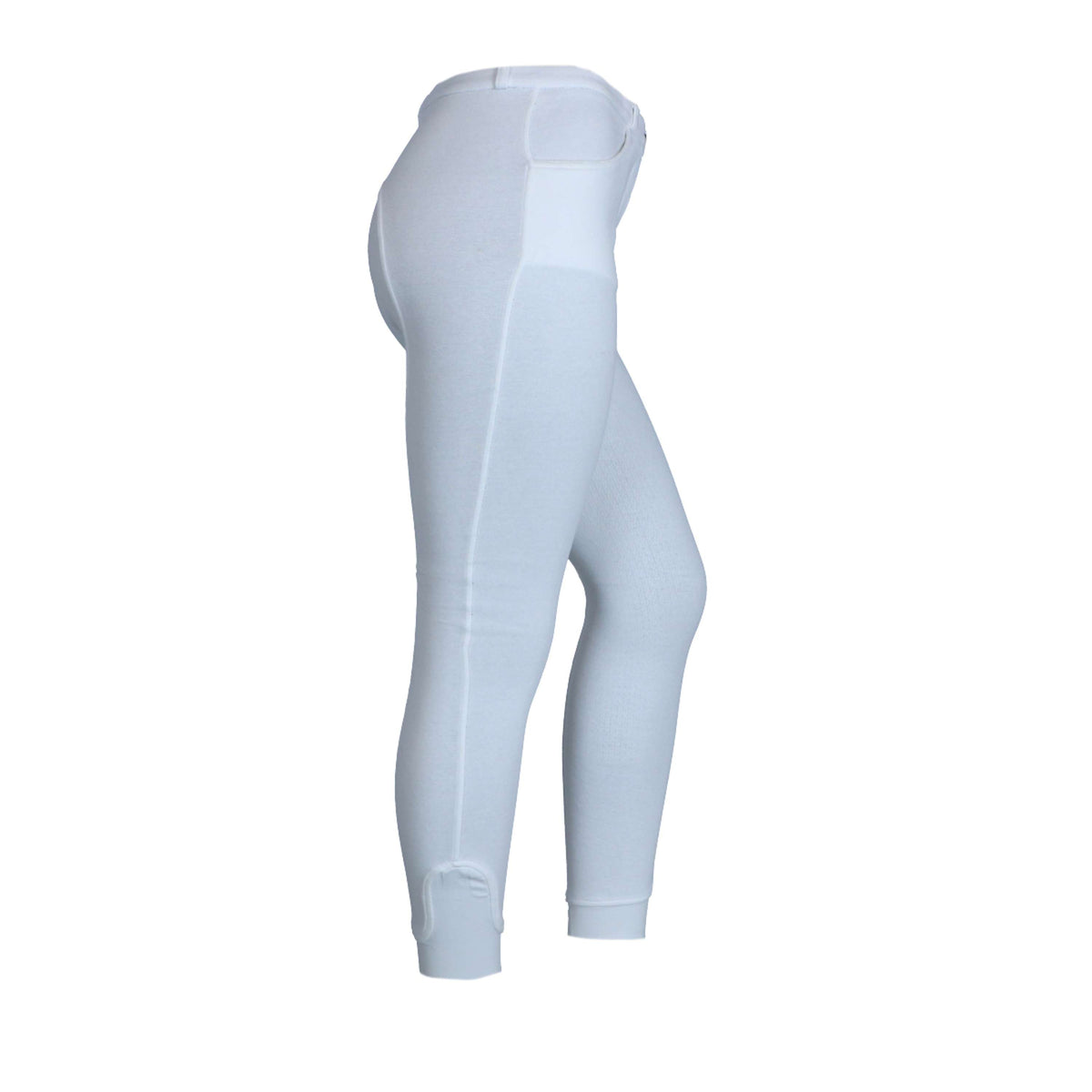 HKM Pantalon d'Équitation Kate Silicone Fond de Peau Blanc