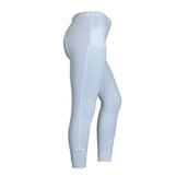 HKM Pantalon d'Équitation Kate Silicone Fond de Peau Blanc