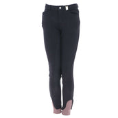 HKM Pantalon d'Équitation Kate Fessier en Silicone pour Enfant Noir