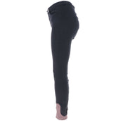 HKM Pantalon d'Équitation Kate Fessier en Silicone pour Enfant Noir