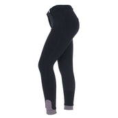 HKM Pantalon d'Équitation Kate Silicone Fond de Peau Noir