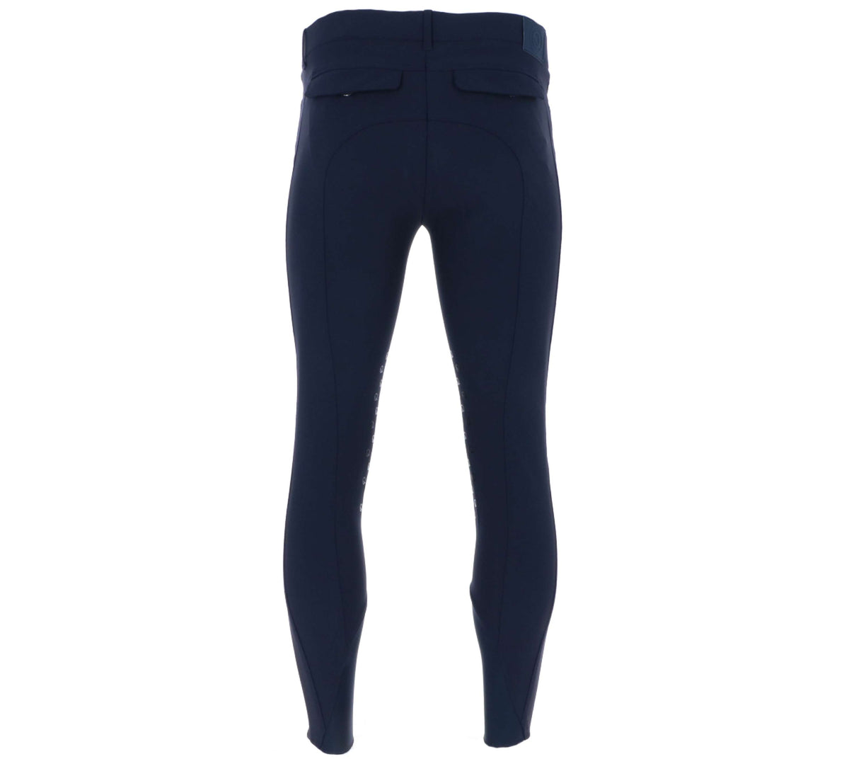 EQODE by Equiline Pantalon d'Équitation Davis Hommes Prise de Genou Bleu