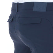 EQODE by Equiline Pantalon d'Équitation Davis Hommes Prise de Genou Bleu