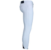 EQODE by Equiline Pantalon d'Équitation Davis Hommes Prise de Genou Blanc