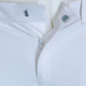 EQODE by Equiline Pantalon d'Équitation Davis Hommes Prise de Genou Blanc