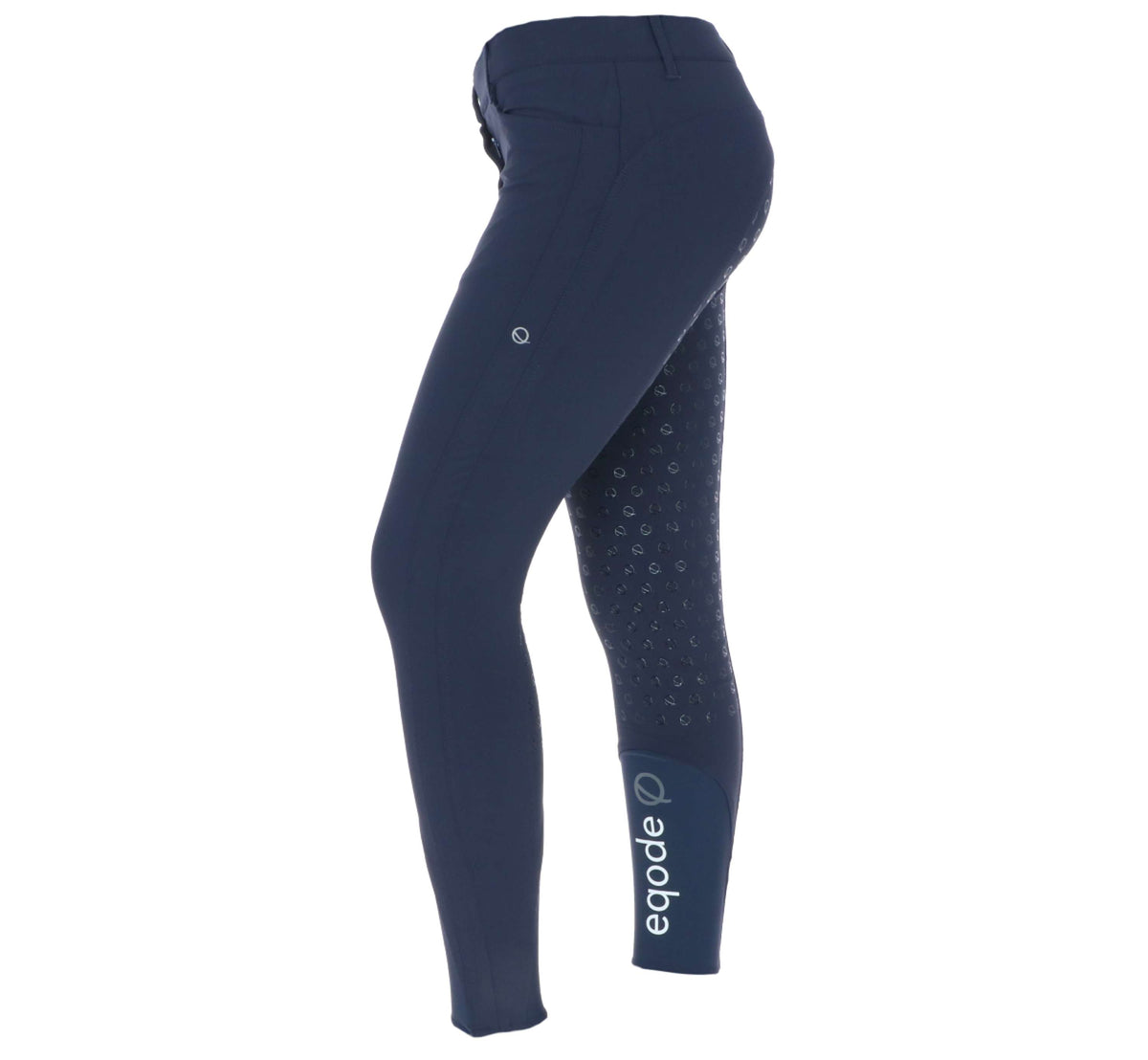 EQODE by Equiline Pantalon d'Équitation Davina Full Grip Bleu