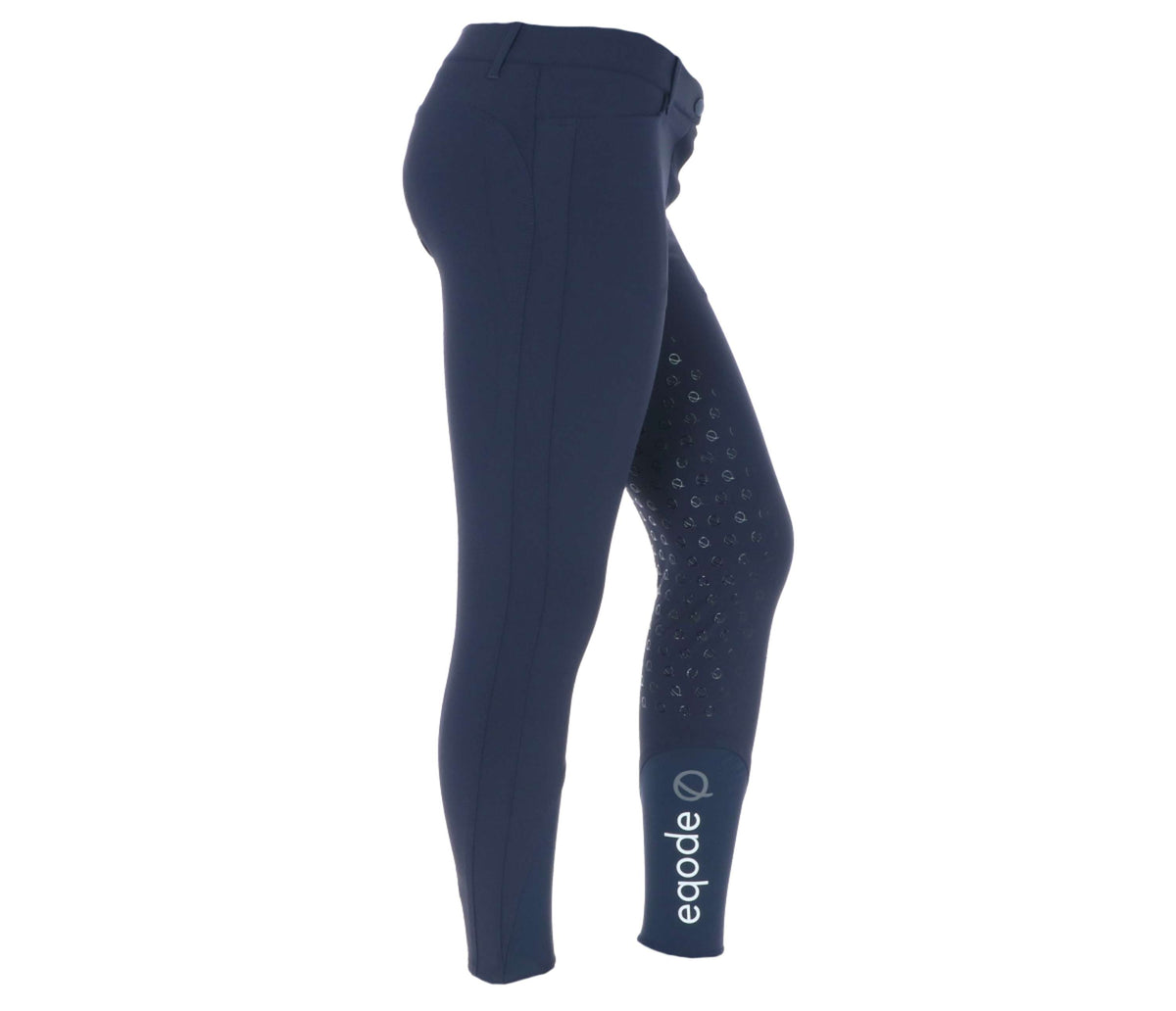 EQODE by Equiline Pantalon d'Équitation Davina Full Grip Bleu