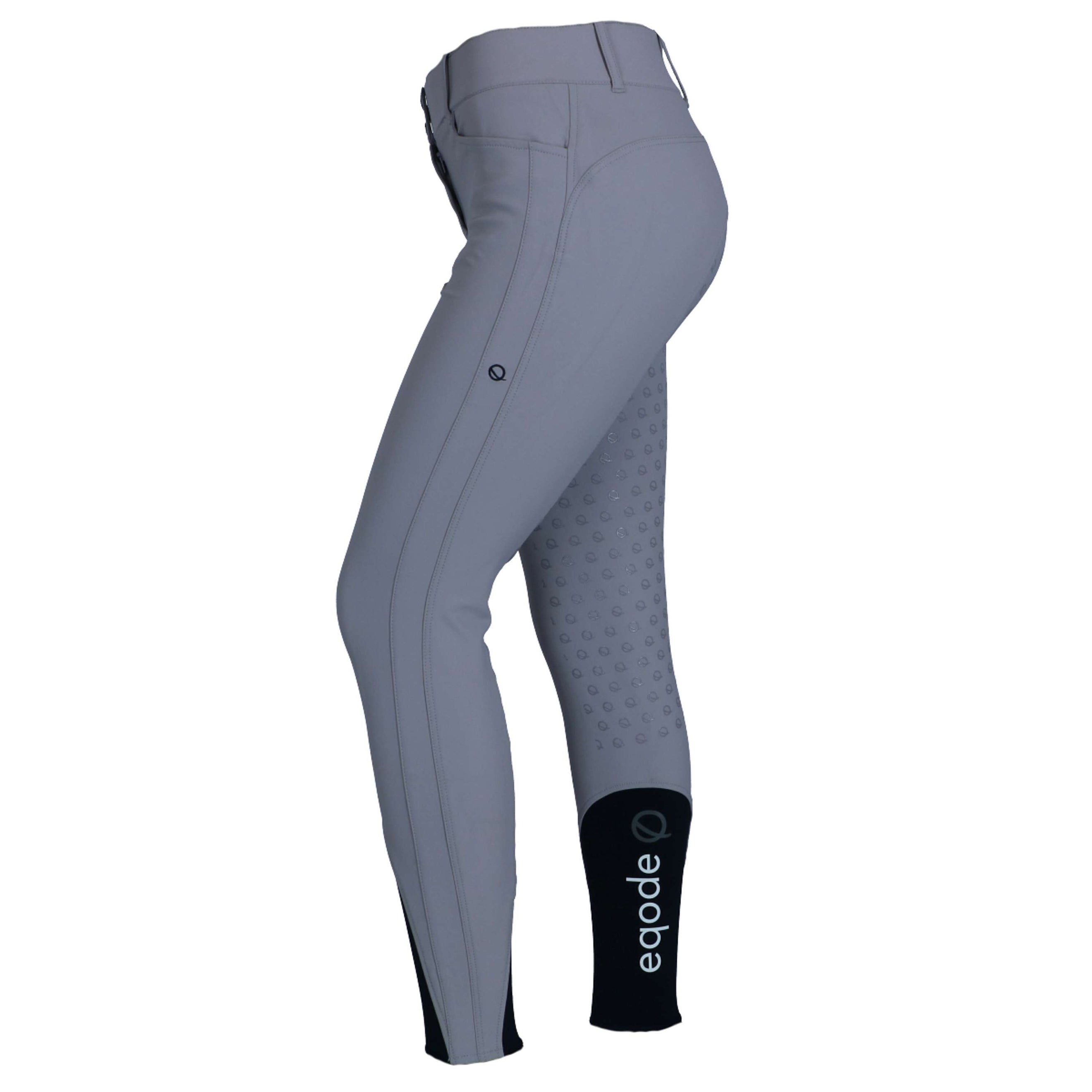 EQODE by Equiline Pantalon d'Équitation Darcey Full Grip Gris EQODE by Equiline Pantalon d'Équitation Darcey Full Grip Gris