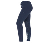 EQODE by Equiline Pantalon d'Équitation Delma Prise de Genou Bleu