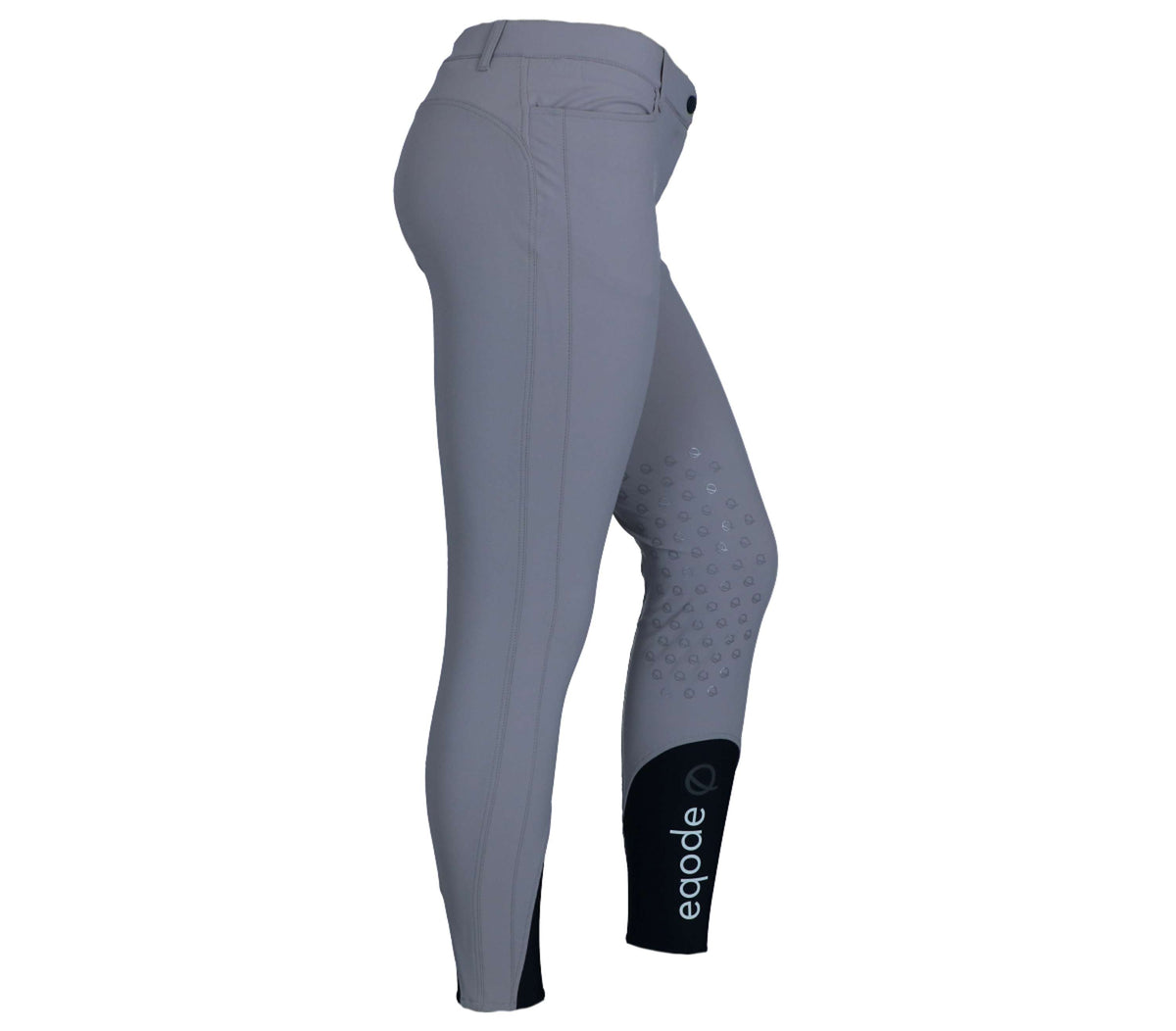 EQODE by Equiline Pantalon d'Équitation Delma Prise de Genou Gris