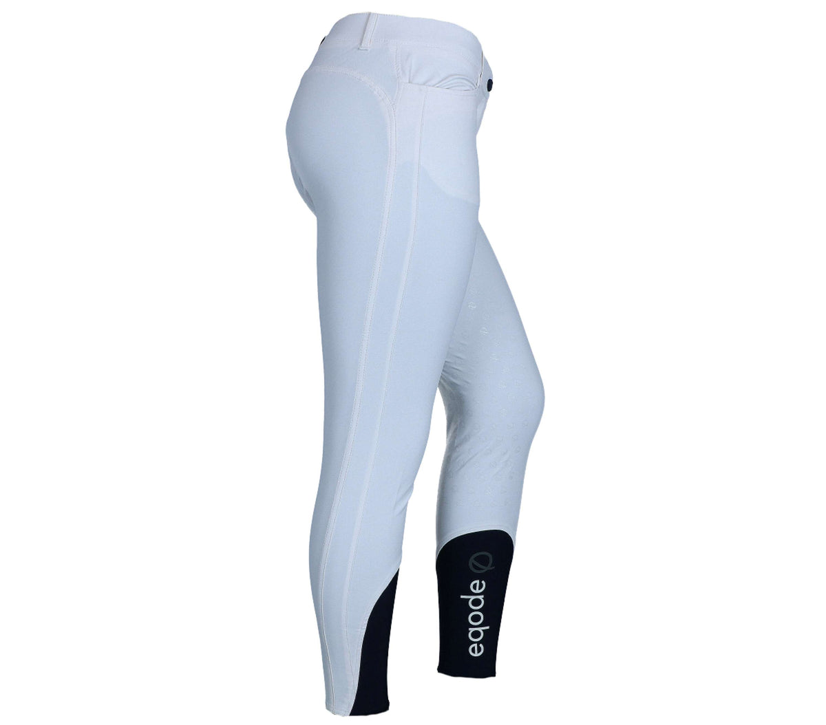 EQODE by Equiline Pantalon d'Équitation Davina Full Grip Blanc