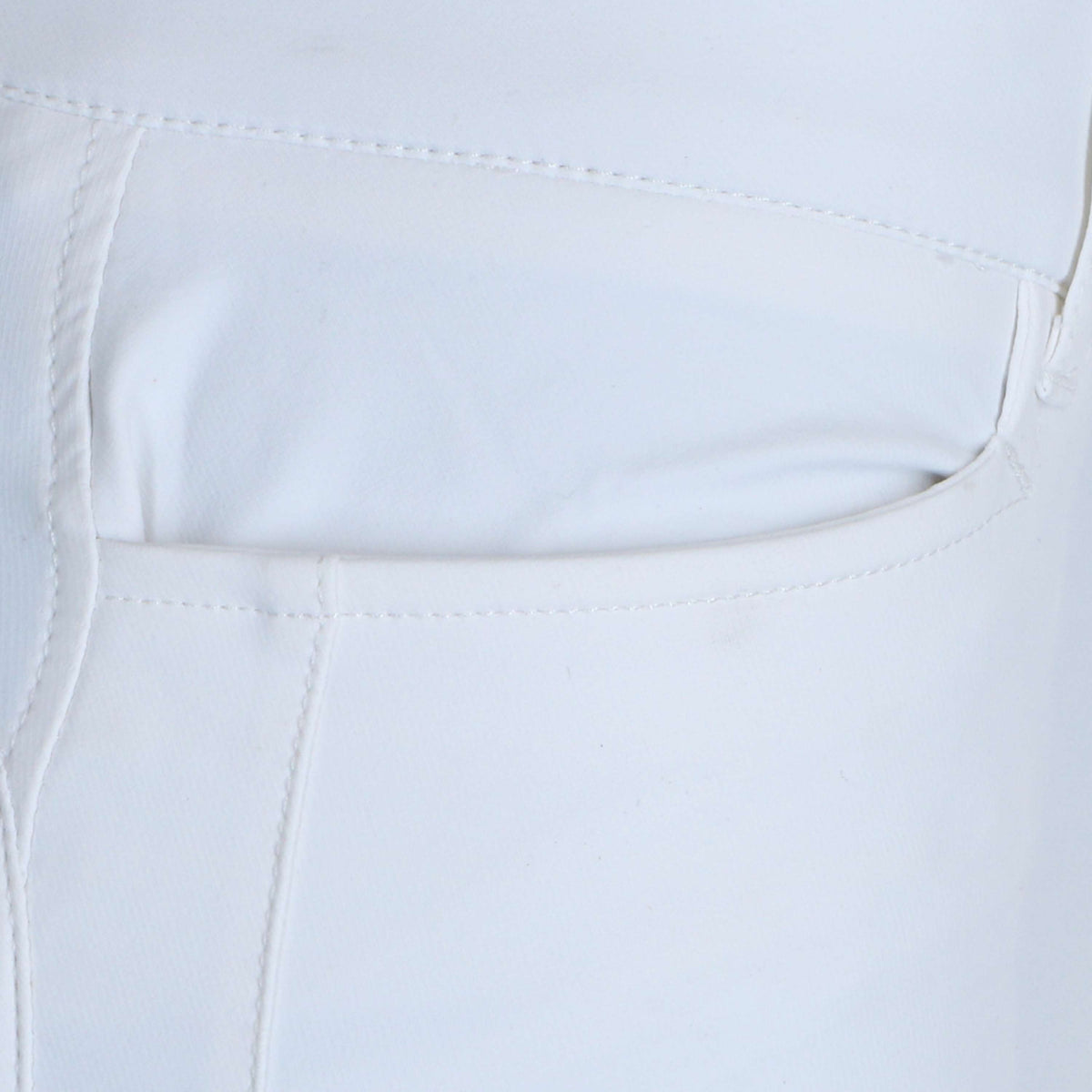 EQODE by Equiline Pantalon d'Équitation Davina Full Grip Blanc