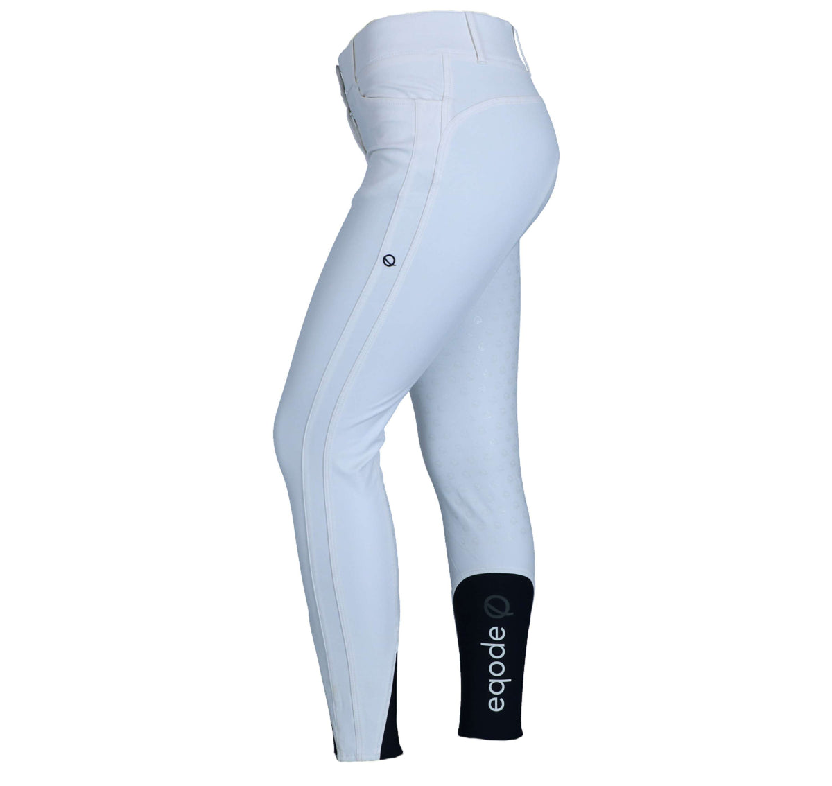 EQODE by Equiline Pantalon d'Équitation Darcey Full Grip Blanc