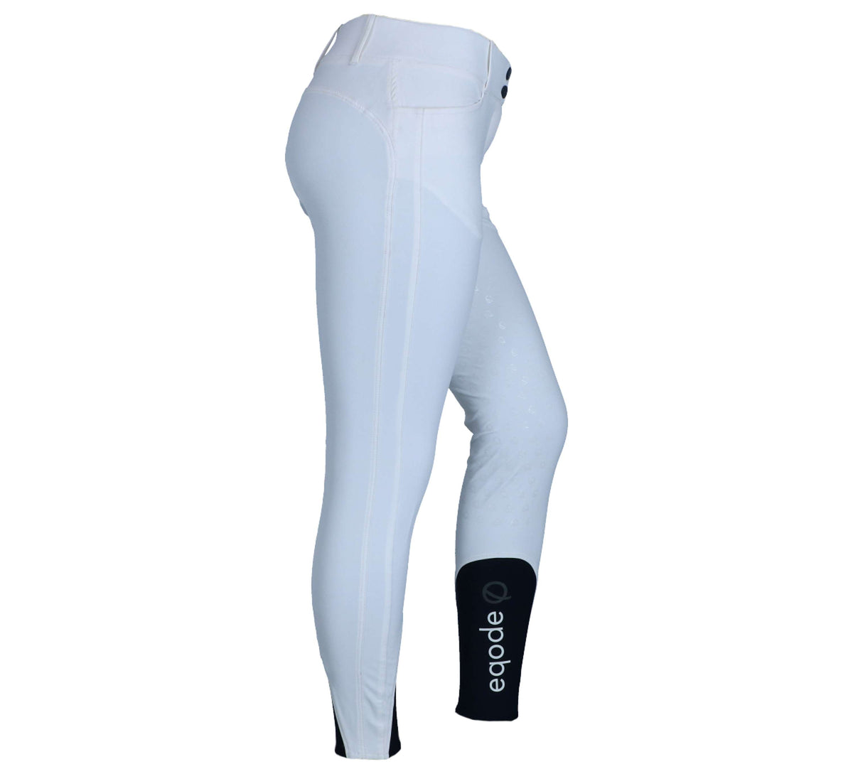 EQODE by Equiline Pantalon d'Équitation Darcey Full Grip Blanc