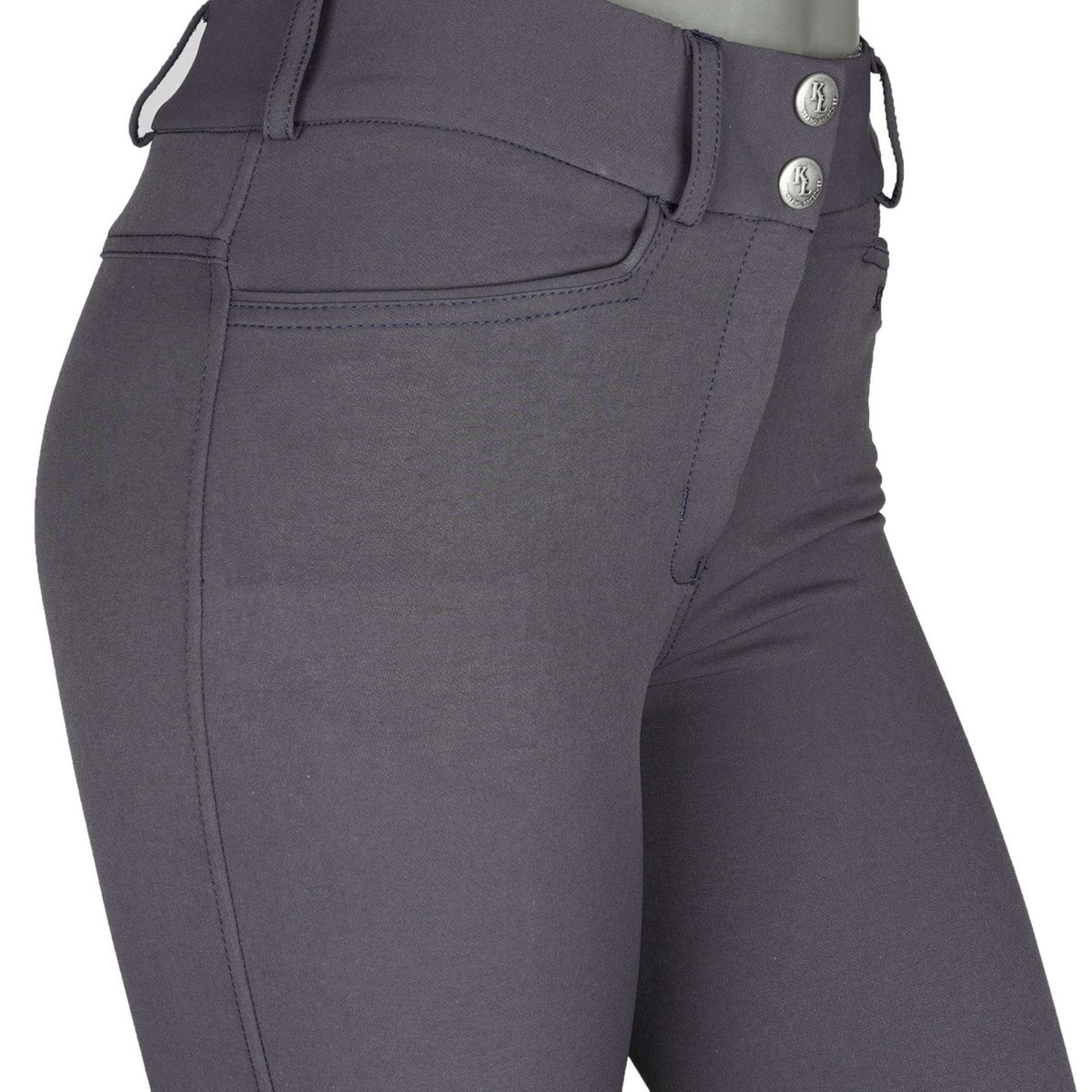 Kingsland Pantalon d'Équitation Kadi E-Tec Knee-Grip Femmes Marin